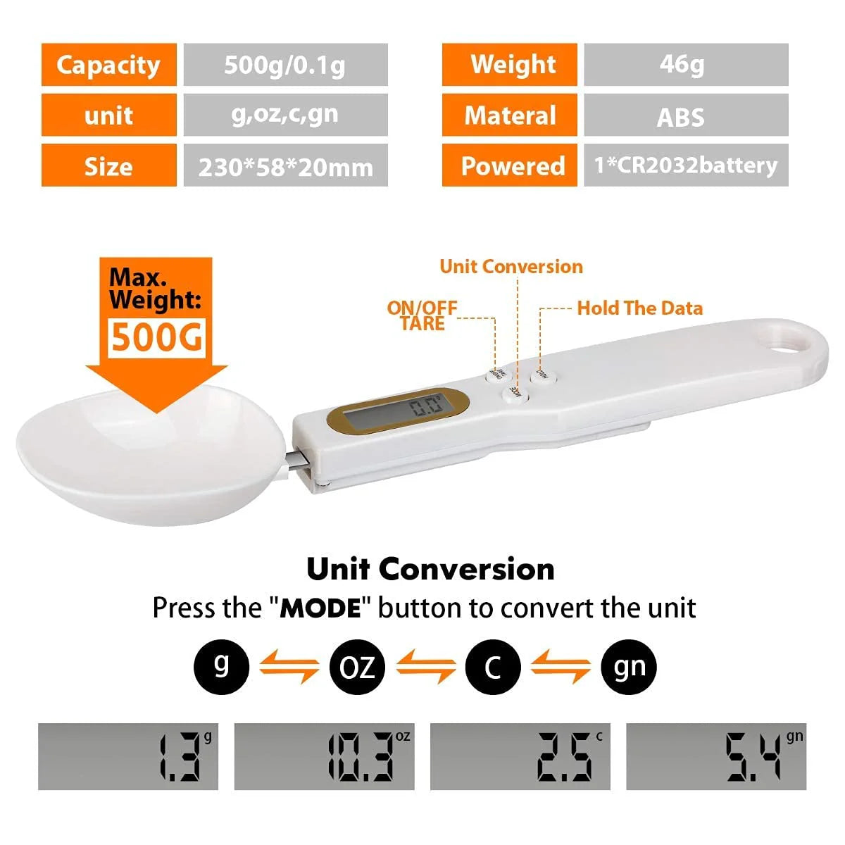 Digital Measuring Spoon