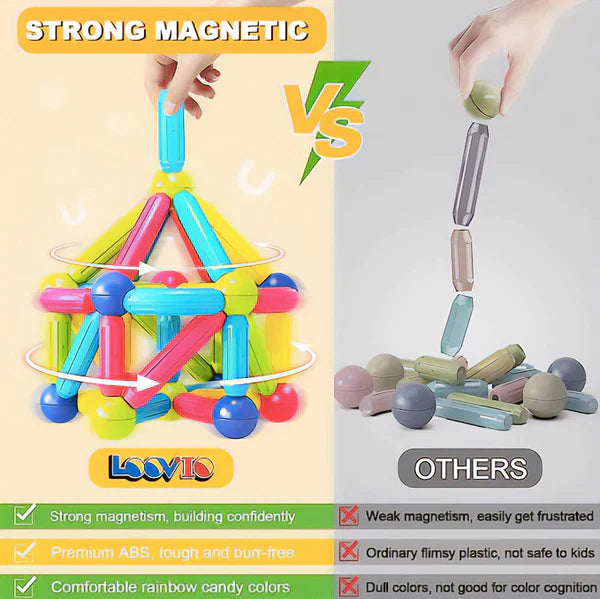 Magnetic Sticks Building Blocks For Kids