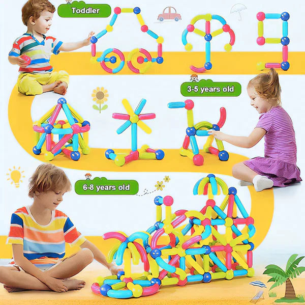 Magnetic Sticks Building Blocks For Kids