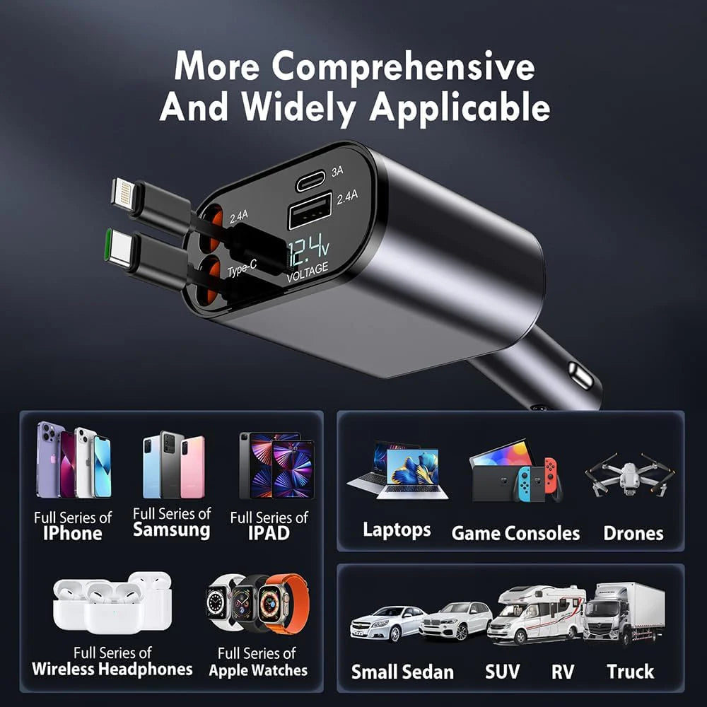 Retractable Car Charger