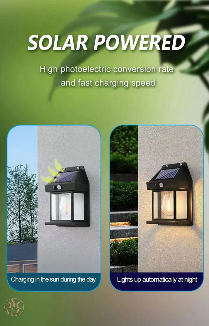 Solar Wall Light Wireless Sensor Ip65 Rated