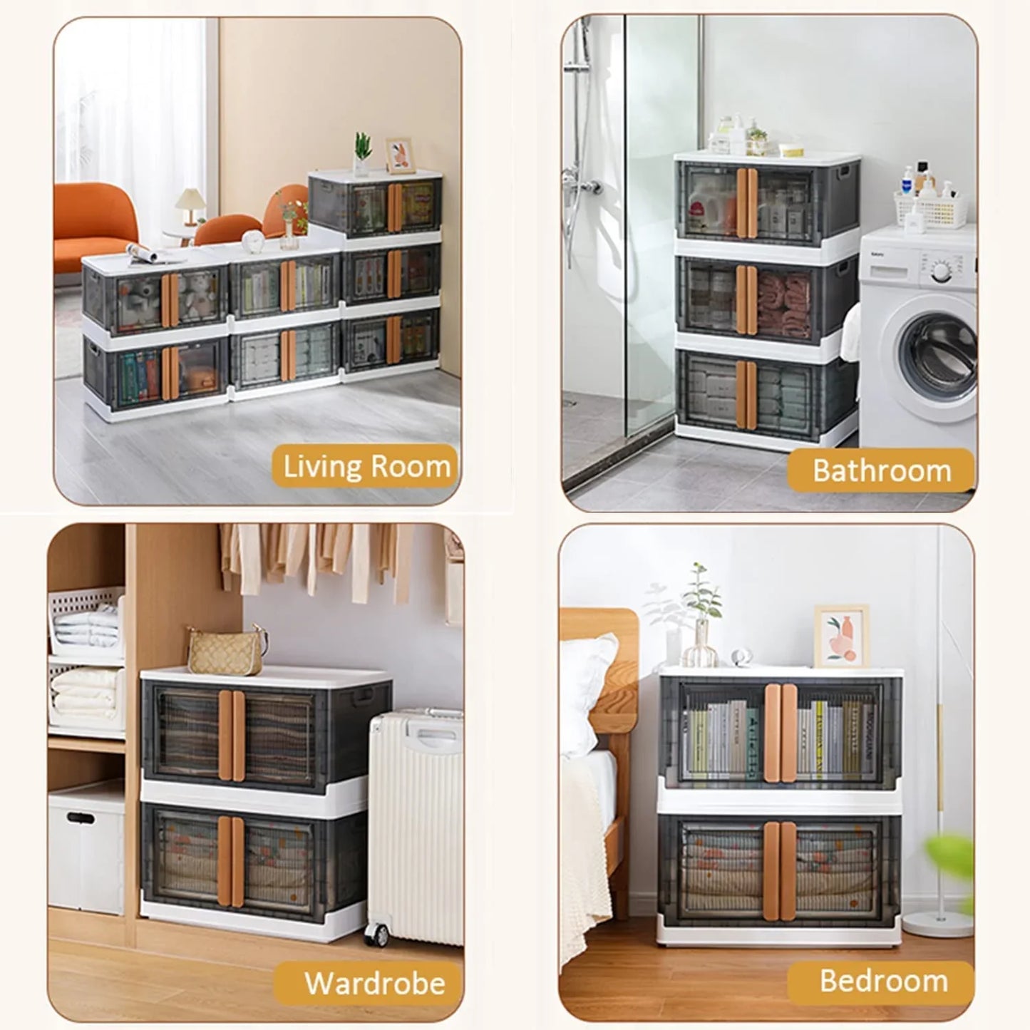 SpaceOrganizer™ - Storage Bins - 80L SET